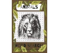 Animal Word Search Puzzle Book: Word Searches with Easy to Read Print about Mammals, Reptiles, Amphibians and More | 6x9 inches, 110 pages | 50+ Puzzles ... Gift for Vacations, Holidays and Free Times