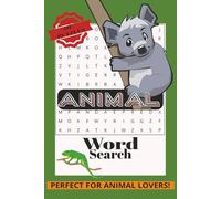 Animal Word Search Puzzle Book: Word Searches with Easy to Read Print about Safari, Wildlife , Zoo Animals and more | 6X9 inches, 110 pages | 50+ ... Gifts for Vacation, Holidays and Free Times