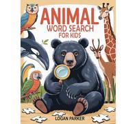 Animal Word Search Puzzle for Kids: Kids Word Search Book with Cute Animal Themes and Easy Puzzles