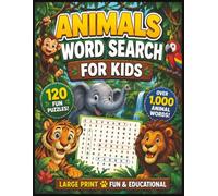 Animal Word Search Puzzles for Kids: Fun Animal-Themed Word Search Activities for Young Puzzle Lovers