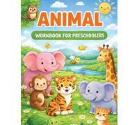 Animal Workbook for Preschoolers: Early Learning Activities with Farm, Jungle & Ocean Animals For Ages 2-5 | Coloring, Matching, Counting & Tracing