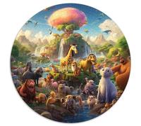 Animal World 1000 Piece Science Fiction Jigsaw Puzzle For Adults Challenging Game Stress Relief Puzzle Cultivate The Spirit of Teamwork for Family Decorations 1000pcs (67.5x67.5cm)