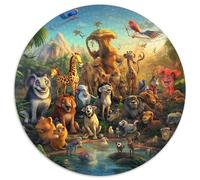 Animal World 1000 Piece Science Fiction Jigsaw Puzzle For Adults Family Challenge Toys Stress Relief Puzzle Exercise The Memory of The Brain for Adults and Kids, Age 12 Years Up 1000pcs (67.5x67.5cm)