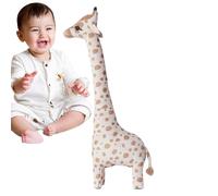 Animale Di Giraffa - Peluche Morbido E Alto Con Dettagli Cuciti, Design Realistico E Tocco Soffice | Decorazione Per Cameretta Neonati Scuola Materna Compleanno Bambino Regalo Festa Arredo Casa