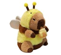 Animale di Peluche di Capibara - Capybara Plush Toy | Animale Peluche Capybara | Simpatico peluche a forma capibara | Cuscino decorativo da abbracciare, morbido compagno giochi, adorabile decora