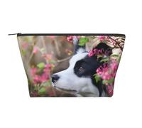 Animales Border Collie Lindo Perro Pet, Bolsa de artículos de tocador Bolsa de Maquillaje Bolsa de cosméticos Bolsa de artículos de tocador de Viaje portátil