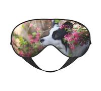 Animales Border Collie Lindo Perro Pet, Cubreojos completos Antifaz bloqueador de luz Antifaz para dormir Antifaz suave con los ojos vendados Noche