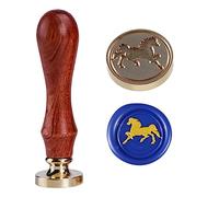 Animales Celtas Sello de Cera Sello de Cera Caballo 2.5cm Vintage Animales Sello de Cera El Caballo Celta Símbolo de Victoria