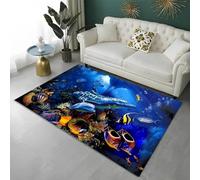 Animales Coloridos 3D Impreso Moquetas Antideslizante Alfombra Área,3D Ilusión Óptica Alfombras Suave Franela Alfombra De Suelo Salón Dormitorio Throw Runner Rugs Perfil Bajo Alfombrill /9501484516366