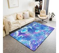 Animales Coloridos Alfombra De Dormitorio Suave Impresa En 3D 80 X 120 Cm - Alfombra De Pelo Corto Antideslizante - Felpudo Para Decoración Del Hogar - Lavable - Antimanchas, No Se Desp /6579219784913