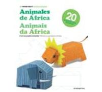 animales de africa = animais da africa (3d paper craft)