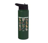 Animales De Australia Lindo Cuadro De Vida Silvestre Canguro Stainless Steel Insulated Water Bottle