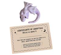 Animales De Bolsillo para Niños - Mini Estatua Calmante de Dragón - Figuras Anti-Estrés - para Niños Estudiantes Colegas Empleados Incentivos De Equipo