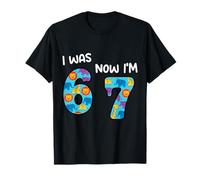 Animales de cumpleaños de 7 años 6 Now I'm 7 67 Funny for Kids Camiseta