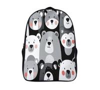 animales de dibujos animados mochilas 2 compartimento moderna y duradera caras de osos adorables mochila deportes al aire libre con bolsillos grandes 3d impreso mochilas-16,para adolescentes adultos