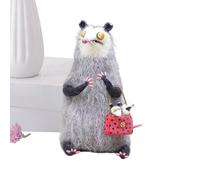 Animales de Fieltro,Muñecos Decorativos de Escritorio con Ojos Grandes y Diseño Peculiar,Escultura Animal para Escritorio - Para Coleccionistas y Amantes de las Manualidades Decoración para Estantería