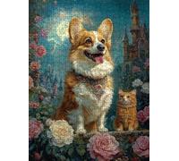 Animales De Flores Puzzle 4000 Piezas, Rompecabezas Adultos Puzzle, Desafiante Puzzles de Decoración Juego de, Entretenimiento Juego Educativo para Toda la Familia, para Regalo Decoración DX0YL7-399