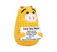 Animales de ganchillo positivos | jirafas afirmaciones para colegas | Ideas de regalos divertidas para hombres, adolescentes, profesores, colegas, cumpleaños, decoración navideña