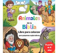 Animales de la Biblia libro para colorear para pequeños exploradores