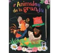 Animales De La Granja. Dibujos Para Raspar Y Colorear