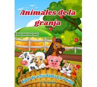 Animales de la granja: Libro de actividades para niños de 3-6 años