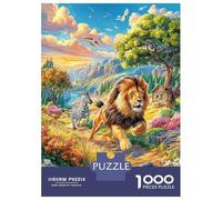 Animales de la Sabana Africana Puzzle 1000 Piezas para La Familia-Rompecabezas Difícil, Apto para Adultos Y Adolescentes A Partir De 14 Años 70x50cm/1000pcs