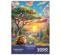 Animales de la Sabana Africana Puzzle 1000 Piezas para La Familia-Rompecabezas Difícil, Apto para Adultos Y Adolescentes A Partir De 14 Años 70x50cm/1000pcs