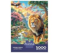 Animales de la Sabana Africana Puzzle 1000 Piezas para La Familia-Rompecabezas Difícil, Apto para Adultos Y Adolescentes A Partir De 14 Años 70x50cm/1000pcs