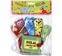 Susaeta Libro Animales de la selva (Dedomarionetas)