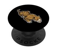 Animales de la Selva Tropical - Leopardo, Guepardo PopSockets PopGrip Adhesivo