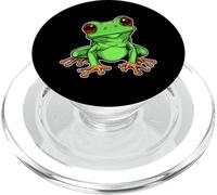 Animales de la Selva Tropical - Rana Verde PopSockets PopGrip para MagSafe