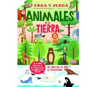 Animales de la Tierra: Con 24 figuras y 4 escenarios en 3D para jugar (Crea y Juega)