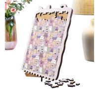 Animales De Madera | Decorativo para Salón,Túnel Voor Dieren Met Deur Van Acryl,para Adolescentes Coleccionistas Reuniones Familiares Noches De Juegos Vacaciones Cumpleaños