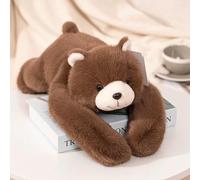 Animales de Peluche, Almohada abrazable de Juguetes Suaves, Osito de Peluche, Dinosaurio, Perezoso, Juguetes de Peluche, Comodidad abrazable con presión Profunda para niños y a Brown Bear 45cm/17.7in