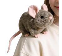 Animales de peluche con imanes para el hombro, muñecas, elementos | Muy suave para vacaciones, cumpleaños, fiestas, niñas, niños y ratones