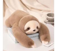 Animales de Peluche con Peso para Niños y Adultos, Almohada de Abrazo para Alivio de la Ansiedad y Apoyo para el Sueño, Juguete de Peluche Suave y Lindo, Almohada de Peluche Abrazable con Sloth 45cm