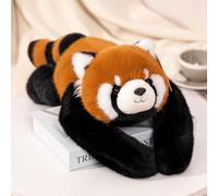 Animales de Peluche con Peso para Niños y Adultos, Almohada de Abrazo para Alivio de la Ansiedad y Apoyo para el Sueño, Juguete de Peluche Suave y Lindo, Almohada de Peluche Abrazable Red Panda 65cm
