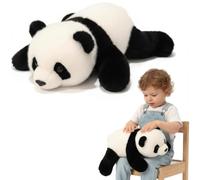 Animales De Peluche con Peso para Niños Y Adultos, Oso De Peluche Panda, Juguetes De Peluche De Dinosaurio, Almohada para Aliviar La Ansiedad Y Apoyar El Sueño Giant Panda 65cm