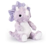 Animales de peluche de dinosaurio púrpura para niñas - 9' de suave triceratops lavanda de peluche, dino seguro para bebés con ojos bordados, compañero de dormir para niños pequeños, regalos de