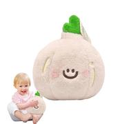 Animales de peluche de vegetales, animales de peluche esponjosos con motivos de vegetales, para colecciones, animales de peluche para bebés y niños, juguetes educativos, cebollas verdes, verduras blan