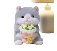 Animales De Peluche ,Muñeca Tierna Con Ramo - Animal De Peluche Con Flores | Juguete De Felpa Suave Y Abrazable Regalo Afectivo Para Novia Esposa Niña En Cumpleaños Boda Navidad Y Día Del Amor