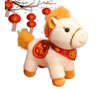 Animales De Peluche Para Niños Figurina De Felpa Del Año Del Caballo 2026 | Decoración De Animales De Peluche Para Sofá Para Niños Sala de Estar Dormitorio Estante Mesa Estudio Guardería Coche Sof
