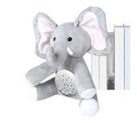 Animales de peluche transpirables y luminosos. Peluche transpirable suave con 3 velocidades ajustables, música y luz tranquilizadora, para niños, sueño, Navidad, vacaciones de cumpleaños