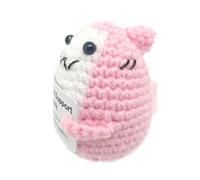 Animales De Tejido De Positivo: Peluche De Tiburones Emocionales, Juguete De | Inspirando Muñeca De Punto Hecha A Mano con Tarjeta, Regalo Decorativo para Sentirse Bien para Ventiladores
