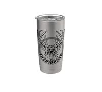 Animales de trabajo y venados de fiesta y adictos a los ciervos Vaso térmico de acero inoxidable de doble pared