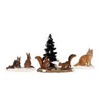 Animales Del Bosque, Set De 4 - LEMAX COD. 12516