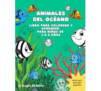 Animales del Océano: Libro para colorear y aprender para niños de 3 a 8 años