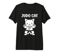 Animales Deporte marcial japonés niño Lindo Judo Cat Camiseta Premium