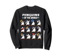 Animales Divertidos Gráfico Pingüinos del Mundo Amante De Los Sudadera