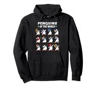 Animales Divertidos Gráfico Pingüinos del Mundo Amante De Los Sudadera con Capucha